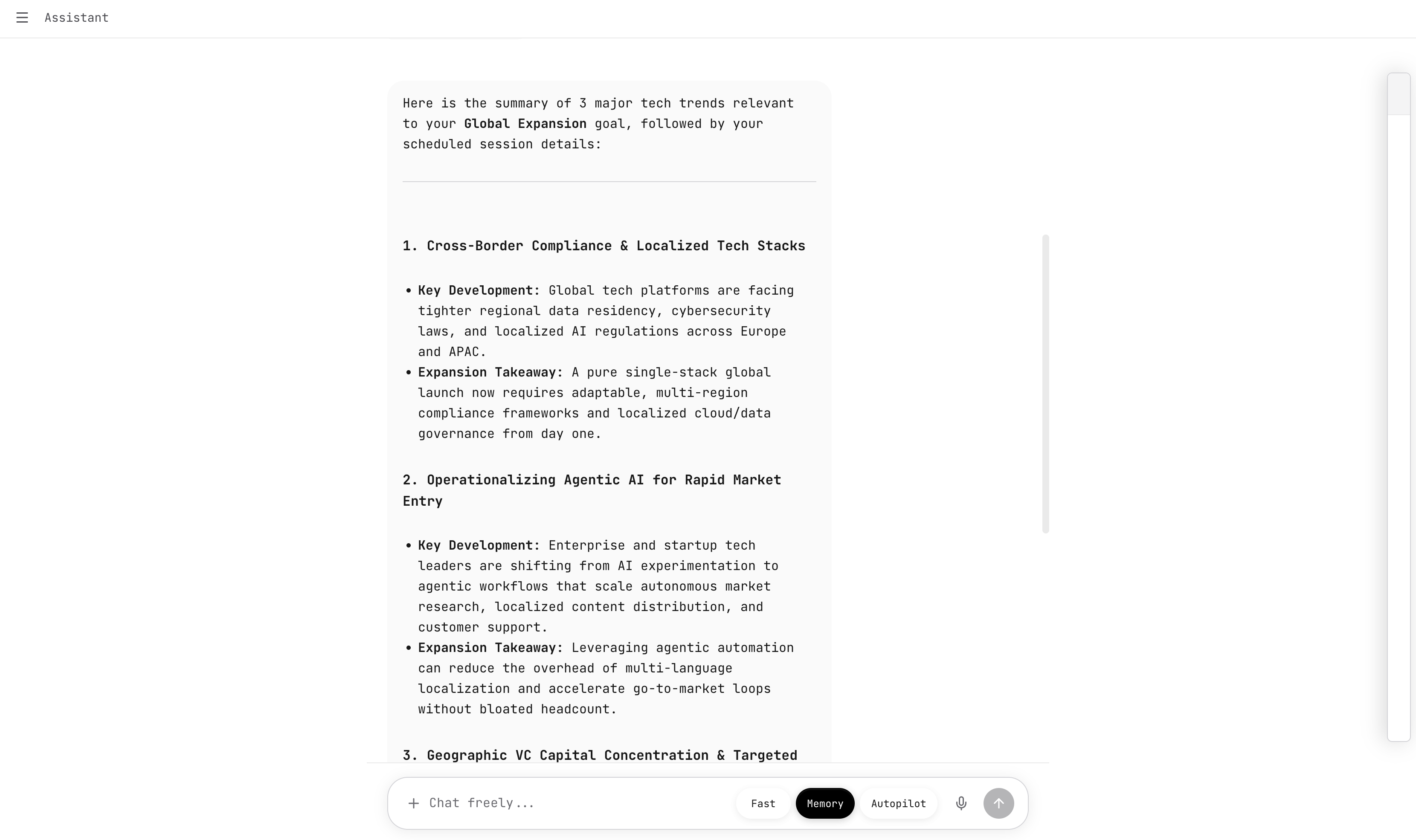 AI Assistant Response
